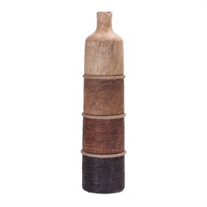Multi-Toned Mango Wood Floor Vase 23.75"H - 1 of 1