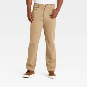 Men's Slim Straight Fit Five Pocket Pants - Goodfellow & Co™ - 1 of 3