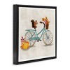 Stupell Industries Squirrel on Autumnal Bicycle, 25" x 25" - 3 of 4