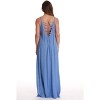 Riviera Sun Womens Tie-Dye Spaghetti Strap Open-Back Maxi Dress  Boho Beach Cover-Up & Casual Summer Sundress - 3 of 3