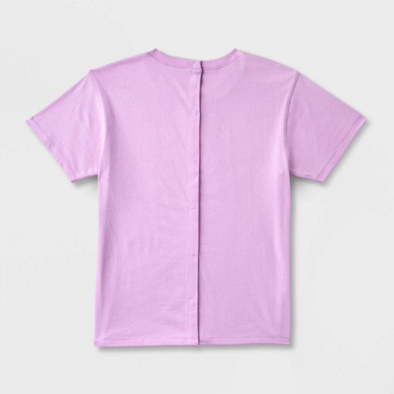 Girls&#39; Disney Encanto Adaptive Short Sleeve Graphic T-Shirt - Lavender, 2 of 4