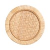 Kate and Laurel Rafina Rattan Drink Table, 9x9x22, Natural - 4 of 4