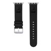 NFL Cleveland Browns Apple Watch Compatible Leather Band - Black
 - 2 of 4