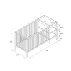 Baby Relax Ema 3-in-1 Convertible Crib & Changer Combo - 2 of 2