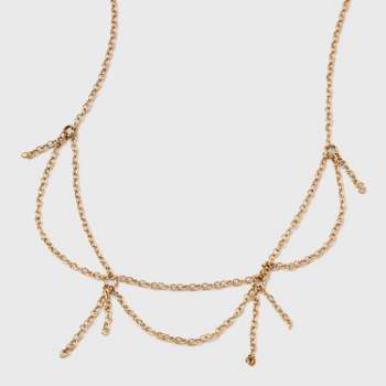 Swag Choker Chain Choker Necklace - Universal Thread™ Gold