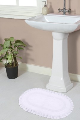 Hampton Crochet Collection Cotton Reversible Tufted Bath Rug - Home Weavers