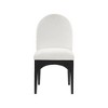 Meridian Furniture,Waldorf Chenille Fabric Dining Chair - 3 of 4