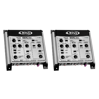 Boss BX45 2/3-Way Electronic Crossover Remote Subwoofer Level Control (2 Pack)