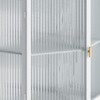 KWPZQEB Floor Coner Cabinet with Tempered Glass Doors and Shelves, Modern Free-Standing Corner Cabinets for Bathroom, Kitchen - 4 of 4