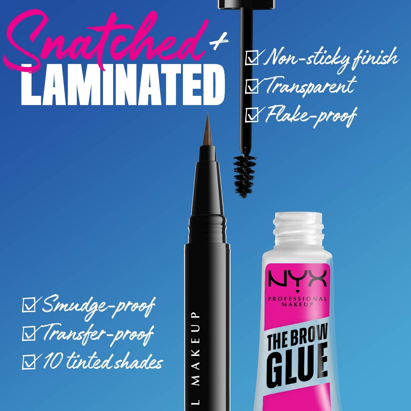 Гель для бровей NYX Professional Makeup Brow Glue, Clear, 0.17 oz — фото 7