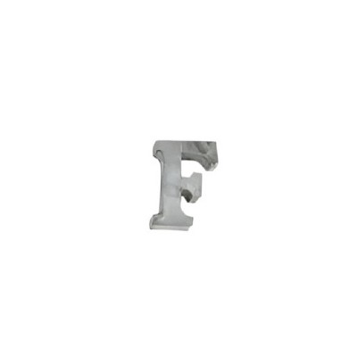 Slickblue Zinc Alphabet Letters, Individual A-Z & "&" Symbol, Wall Letters, Modern, Silver, 2.5"x2" Each