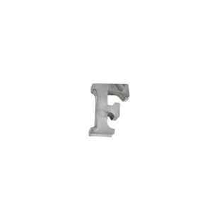 Slickblue Zinc Alphabet Letters, Individual A-Z & "&" Symbol, Wall Letters, Modern, Silver, 2.5"x2" Each - 1 of 4