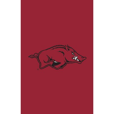 Evergreen NCAA University of Arkansas Applique House Flag 28 x 44 Inches Outdoor Decor for Homes and Gardens