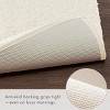 SEVOBAL Bathroom Rugs Bath Mat Rug Home Decor Carpet Shower Mat Non-Skid for Bathtub Side Floor Shower Room Bathroom, Off-White, 72"*24"*0.75" - 4 of 4
