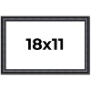 PosterPalooza | Linear Black Picture Frame - UV Acrylic, Backing Board, Hanging Hardware Included - 2 of 4