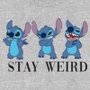 Women's Lilo & Stitch Triple Stay Weird T-Shirt - 2 of 4