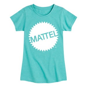 Girls' - Mattel - Mattel Original Logo Fitted Short Sleeve Graphic T-Shirt - 1 of 4