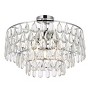 Elegant Lighting Mila 20 inch flush mount in chrome - 3 of 4