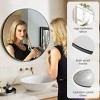 Bathroom Mirror Wall Mount Bathroom Mirror, Modern Wraparound Metal Framed Mirror, Bathroom/Bedroom/Entryway, Hang Horizontally or Vertically - 4 of 4
