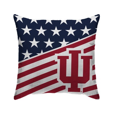 NCAA Indiana Hoosiers Americana Decorative Throw Pillow