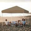 GustoWave 10x10 Ft Pop Up Canopy Tent Outdoor Canopy for Patio, Backyard - 4 of 4