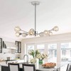 DAKAFUL 9-G9 Bulb Modern Crystal Sputnik Chandelier, Adjustable Height Iron &Crystal Pendant Light for Dining Room,Bedroom,Kitchen - 3 of 4