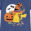 Girls' - Pokémon - Witch Pikachu With Candy Fitted Short Sleeve Graphic T-Shirt - 2 of 4