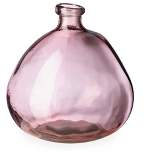 VivaTerra Askew Recycled Glass Balloon Vase, 9"