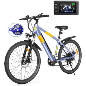 Mastgoal 26" Electric Bike for Adults, Peak 750W Motor, 48V Hidden Removable Battery with Shimano 21 Speed City Commuter Bike for Man Woman - UL2849 - 1 of 4