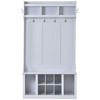 CAVINAS Hall Tree with 6 Hooks Modern Coat Rack with Shoe Bench and Open Shelves for Entryway - 4 of 4