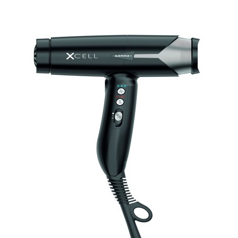 GAMMA+ XCell Professional Hair Dryer Digital Motor Ultra-Lightweight Ionic  Technology, Matte Black
