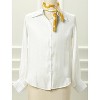 INSPIRE CHIC Women's Polka Dot Square Neckerchief Headband 27.56*27.56 inches(L*W) - 2 of 4