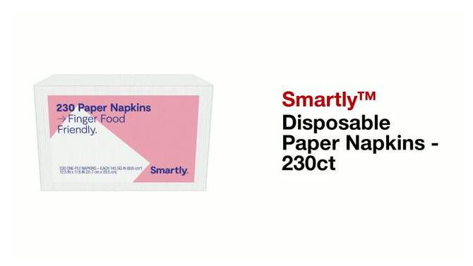 Disposable Paper Napkins - 230ct - Smartly&#8482;, 2 of 7, play video