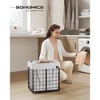 11 Gal Laundry Hamper, Collapsible Clothes Basket with Removable Washable Liner & Metal Frame, 44 lb Capacity for Bedroom Bathroom - 2 of 4
