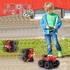 Boersma Remote Control Dinosaur Stunt Car for Boys, 360° Spin Monster Truck Toy with Spray, Lights & Music, All-Terrain RC Car Gift for Kids Age 6-12 - 3 of 4