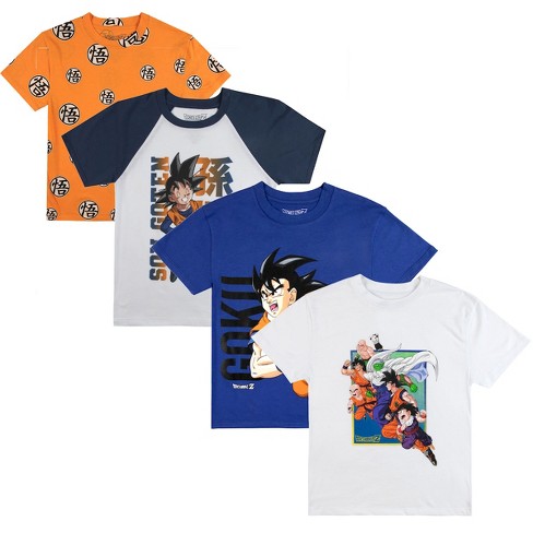 Dragon Ball Z Character Group Men's Anime Navy Blue Short Sleeve Graphic  Tee-S