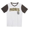 MLB San Diego Padres Boys' Pinstripe Pullover Jersey - 2 of 3