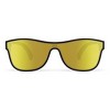 Roshambo Bend-in-Half Flexible Shield Kids Sunglasses | Made in Italy | Polarized Mirrored UV400 Lens | Microfiber Carrying Sleeve Included! - 2 of 4