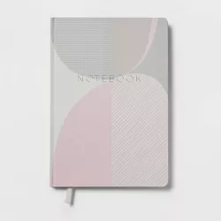 192 Sheet College Ruled Journal 7"x10" Pink Modern - Threshold™