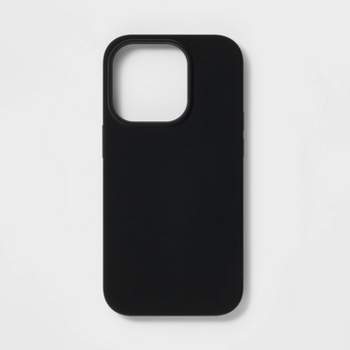 Apple iPhone 14 Pro Magnetic Case - heyday™ Black Silicone