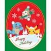 Men's Pokemon Christmas Happy Holidays Patch T-Shirt - 2 of 3