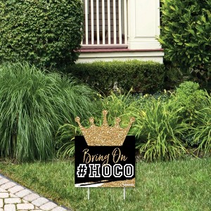 Big Dot of Happiness HOCO Dance - Outdoor Lawn Sign - Homecoming Yard Sign - 1 Piece - 1 of 4