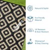 Outdoor Rug Waterproof Plastic Straw Rug Reversible Washable Rug Indoor Outdoor for Patios Porch Balcony Backyard Picnic - 4 of 4