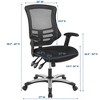 Modway Calibrate Mesh Office Chair Black - 2 of 4