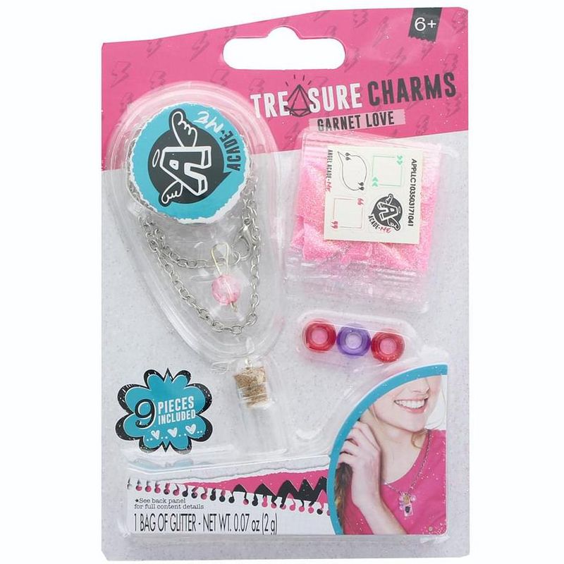 Anker Play Acade-Me Treasure Charm Bracelets Jewelry Craft Kit: Garnet Love (Pink), 1 of 4