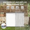 Resin Storage Shed, Outdoor Storage Cabinet Waterproof, Outdoor Storage Box for Patio Tools - 2 of 4