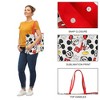 Disney Mickey Mouse Face Shoes & Shorts All-Over Print White 20" Tote Bag - 4 of 4