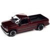 2002 Chevrolet Silverado Pickup Truck Cherry Red Metallic Limited Ed to 9868 pieces 1/64 Diecast Model Car by Johnny Lightning - 2 of 3