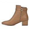 New York & Company Women's Flori Bootie - 7, DARK TAN - 3 of 4