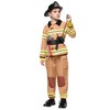 Joyfy Kids' Halloween Costume Firefighter Fireman Costume for Boys Halloween Role Paly Party - 3 of 4